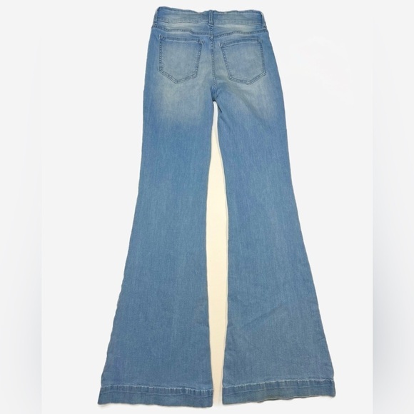 Altard State Double Button Wide Leg High Waist Stone Wash Jeans Womens size 28 - Picture 5 of 8